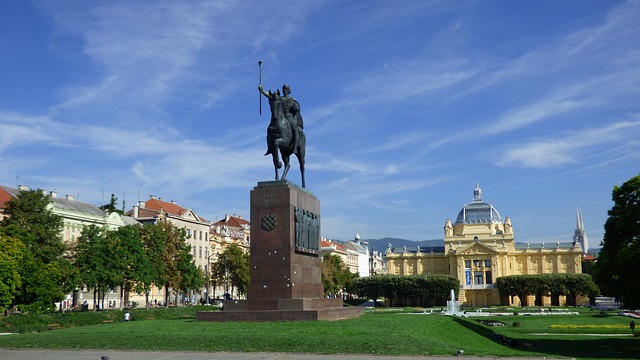 Statue in Zagreb