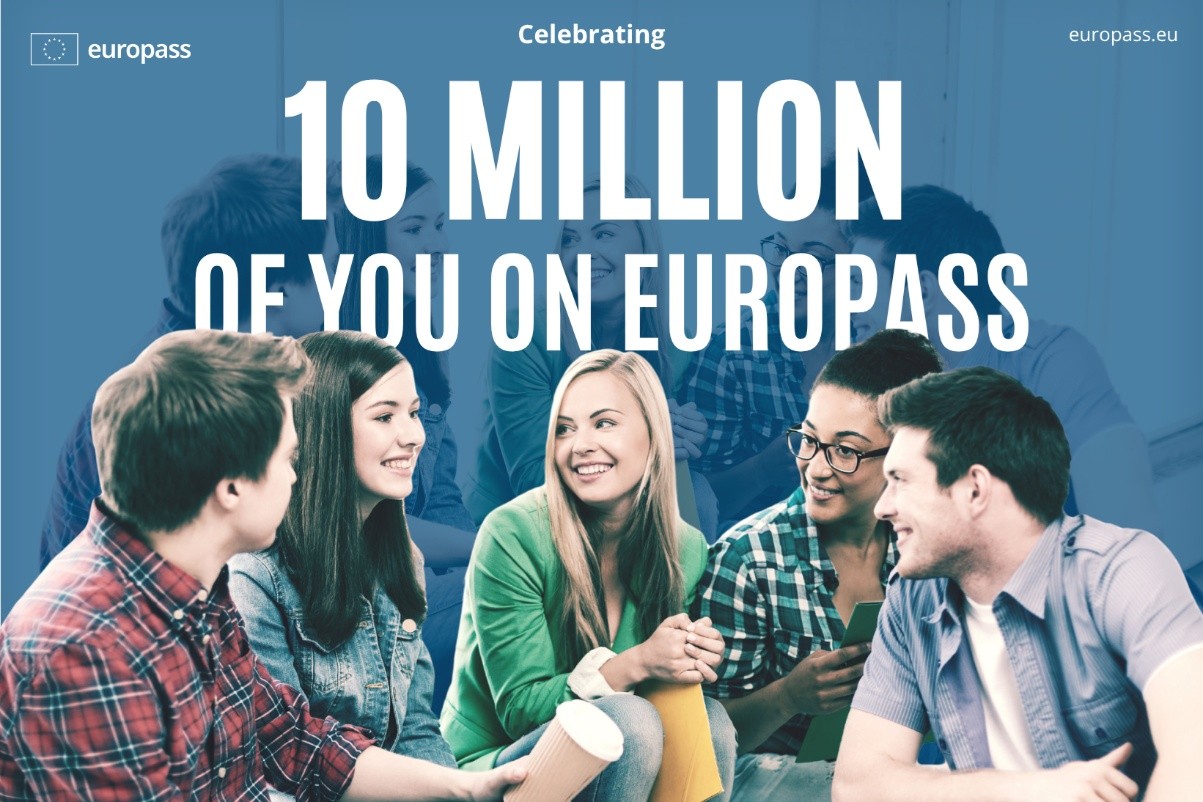 young people in a circle happy